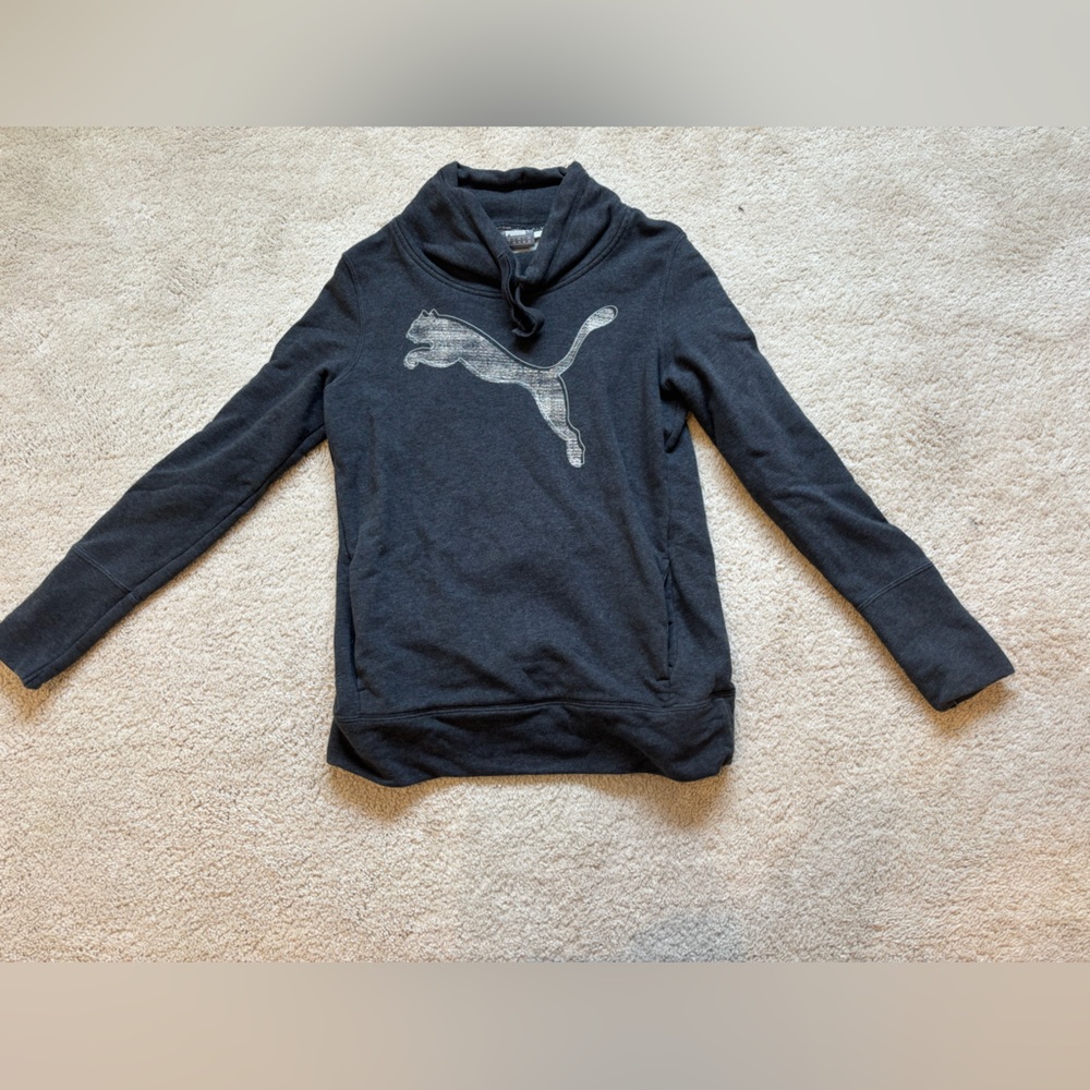 Puma Dark Grey Long Sleeve Sweatshirt